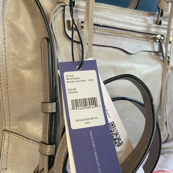 NWT Rebecca Minkoff Regan Satchel Bag - Picture 12 of 12